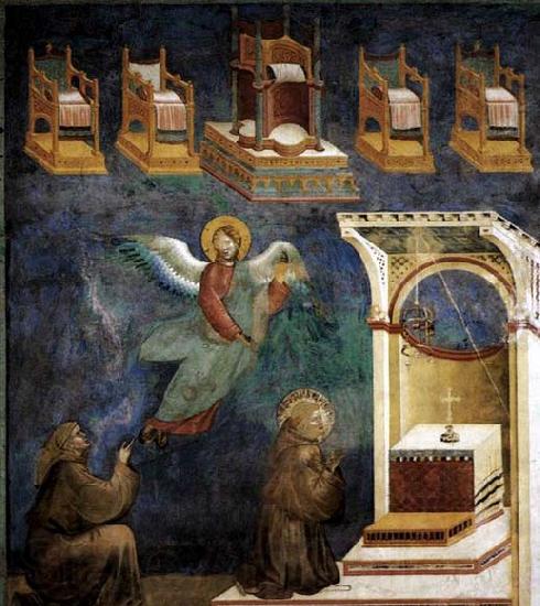 GIOTTO di Bondone Vision of the Thrones Spain oil painting art